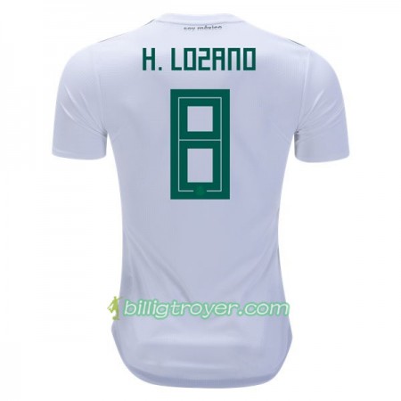 Billige Fotballdrakter Mexico H.Lozano 8 VM 2018 Bortedraktsett